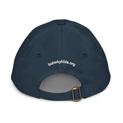 Youth Ball Cap - Embroidered But Why Logo (multiple colors)