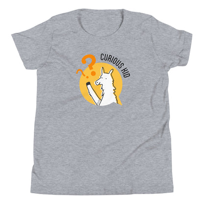 Youth T-Shirt - Curious Kid Llama